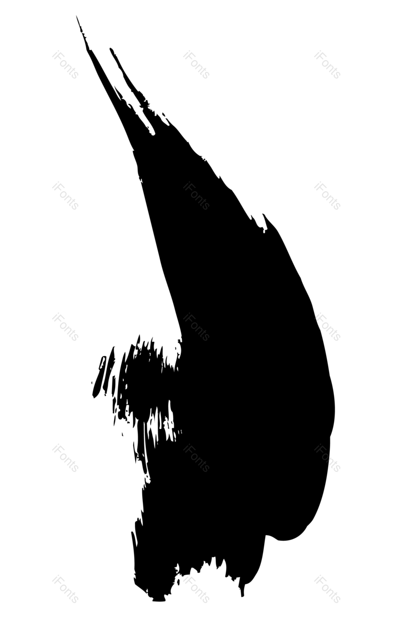 水墨图片,中国风元素,笔触PNG,笔刷免抠素材